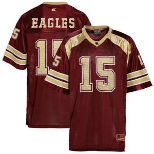  Boston College Eagles #15 Youth Maroon Game Day Jersey 