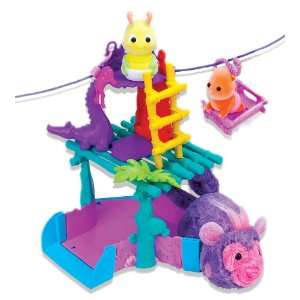  Zhu Zhu Pets Zhu Fari Zippity Zip Line Playset: Toys 