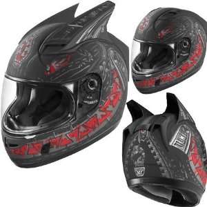   Alliance SSR Zipperface Full Face Helmet X Small  Black: Automotive