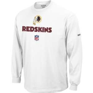   Redskins Long Sleeve Lockup T Shirt Size: Large: Sports & Outdoors