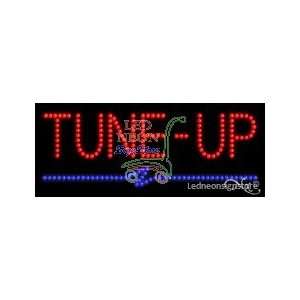 Tune Up LED Sign 11 inch tall x 27 inch wide x 3.5 inch deep outdoor 