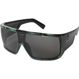   Domo Sunglasses   Green Stripe Frame/Grey Lens   720 2027: Automotive