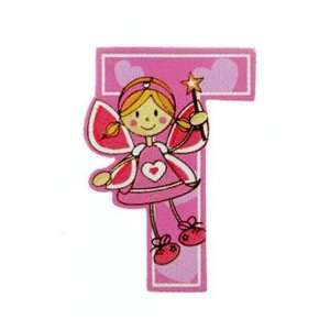    Self Adhesive Wooden Fairy Letter T by The Toy Workshop: Baby