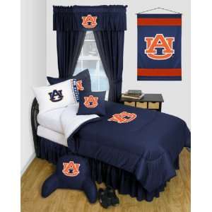  Auburn Tigers Locker Room Comforter Blue: Sports 