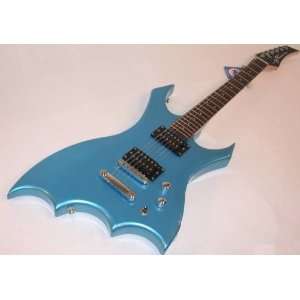  Jay Turser ATAK Series JTX 110 CAB Electric Guitar, BLUE 