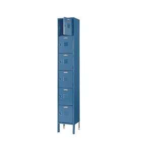  LYON 6 Tier Box Lockers   Dove gray: Office Products