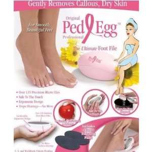  Limited Edition Ped Egg Foot File   Pink: Beauty