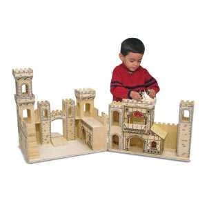  Melissa & Doug Deluxe Folding Medieval Castle: Toys 