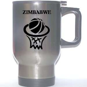  Zimbabwean Basketball Stainless Steel Mug   Zimbabwe 
