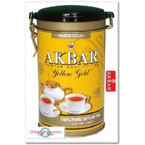 Leaf Tea   Akbar Yellow Gold   100% Premium Pure Ceylon Teas (450 