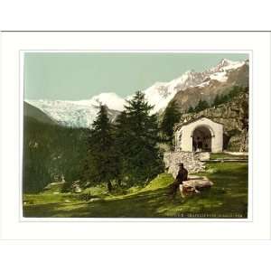  A chapel near Saas Fee Valais Alps of Switzerland, c 