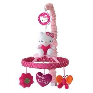  Lambs & Ivy Hello Kitty Garden Musical Mobile, Pink Baby
