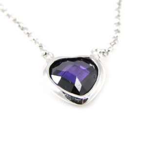  Necklace silver Love amethyst. Jewelry