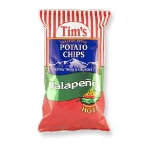 Tims Chips 2 Bags (Jalapeno) 8oz Bag Grocery & Gourmet Food
