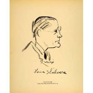 1938 Louis Silvers Movie Composer Henry Major Litho.   Original 
