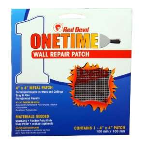  Red Devil 1214 4 Inch Onetime Wall Repair Patch: Home 