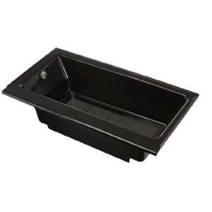   Tub K 877 07. 60L x 32W x 17 1/2H, Black, Iron