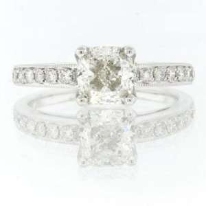  1.71ct Cushion Cut Diamond Engagement Anniversary Ring 
