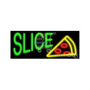   : Slice Logo Neon Sign 13 Tall x 32 Wide x 3 Deep: Everything Else