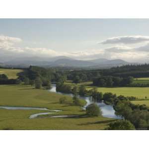 River Eamont to Lakeland Fells, Eden Valley, Cumbria, England, United 