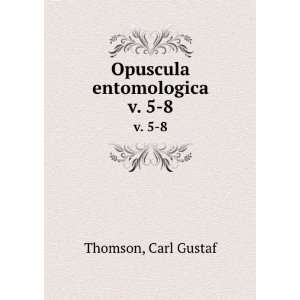  Opuscula entomologica. v. 5 8 Carl Gustaf Thomson Books