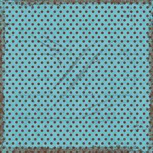  Blue/Brown Dots Scrapbook Paper Arts, Crafts & Sewing