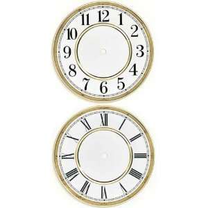  8 Embossed Vienna Regulator Clock Dials: Home & Kitchen