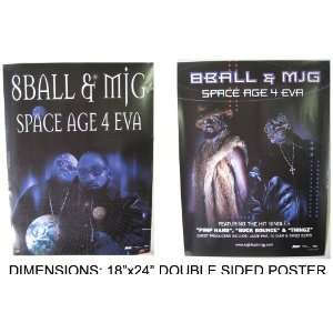  8BALL & MJG Space Age 4 Eva 2 Sided 18x24 Poster 