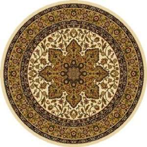   Dynamix Area Rugs: Royalty Rug: 8083: Ivory 52x52: Home & Kitchen