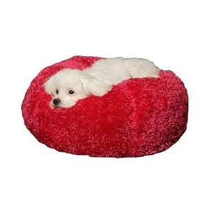  Paus 9090   X Silky Fleece Ball Dog Bed Fabric: Azalea 