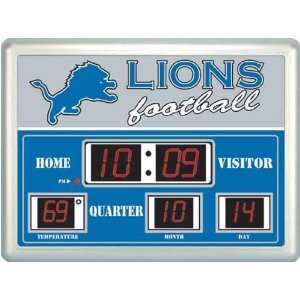  Detroit Lions Scoreboard Memorabilia.