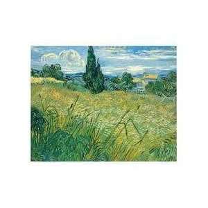 Les Bles Verts Vincent van Gogh. 12.00 inches by 10.00 inches. Best 