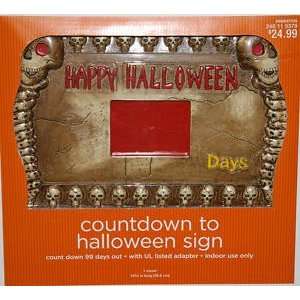  Countdown to Halloween Sign 99 Days Out   Indoor Use 