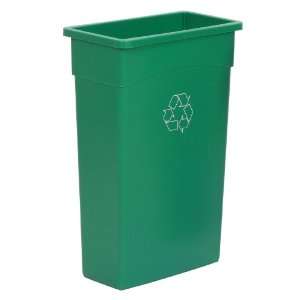 Continental 1358 2 Plastic 13 5/8 Quart Commercial Recycle Wastebasket 