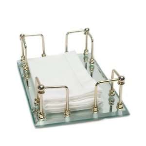  Mirrored Guest Towel Tray (13K GOLD): Home & Kitchen