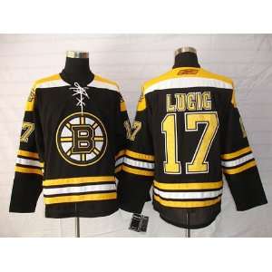  #17 Black NHL Boston Bruins Hockey Jersey Sz48: Sports & Outdoors