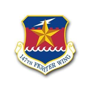  US Air Force 147th Fighter Wing Decal Sticker 3.8 6 Pack 