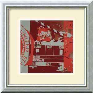  Flash  November 22, 1963, 1968 (khaki and red) Framed Art 