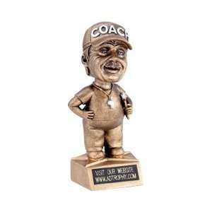   Trophies   New Resin Bobble Head COACH (Male): Sports & Outdoors