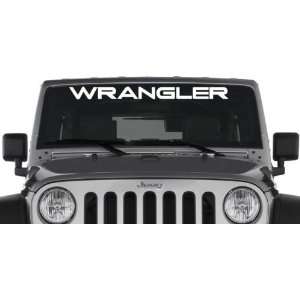  Jeep Wrangler Windshield Vinyl Banner Decal Sticker Logo 