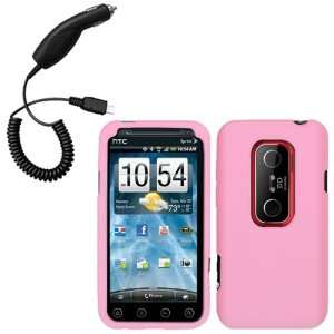 Cbus Wireless Light Pink Silicone Skin / Case / Cover & Car Charger 