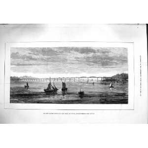  1879 RAILWAY BRIDGE SEVERN LYDNEY GLOUCESTERSHIRE