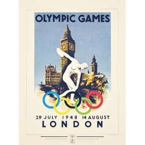  London, 1948 (Olympic Games) HIGH QUALITY MUSEUM WRAP 