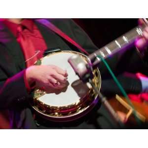  Banjo Player Detail, Grand Ole Opry at Ryman Auditorium 