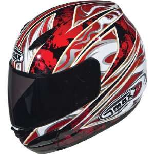 GMAX GM48 Full Face Street Helmet Santana Red/Black/White Medium   72 