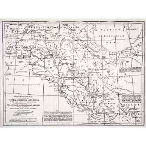   Iraq Iran Turkey Syria Assyria   Relief Line block Map: Home & Kitchen