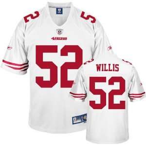  Patrick Willis San Francisco 49ers 2009 White Premier NFL 