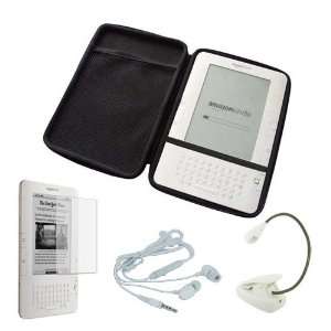  Premium Eva Carrying Case + WHITE Earphone/Headphone W/mic + eBook 