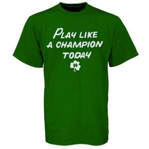   Dame Fighting Irish Kelly Green Play Like a Champion Today T shirt