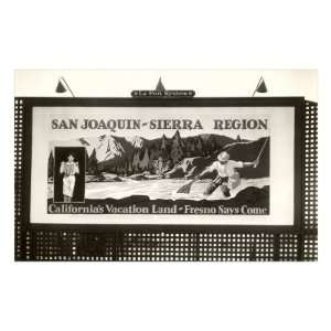  California Vacation Billboard Travel Premium Poster Print 